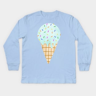 Blue Popsicle Kids Long Sleeve T-Shirt